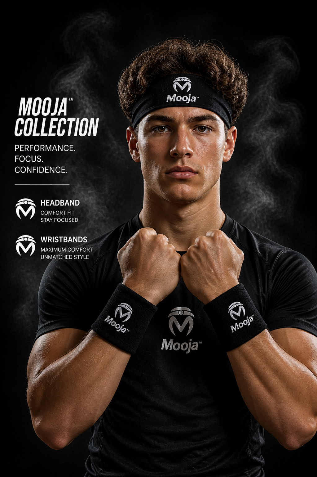 Mooja™ Logo Head and Wristband Set