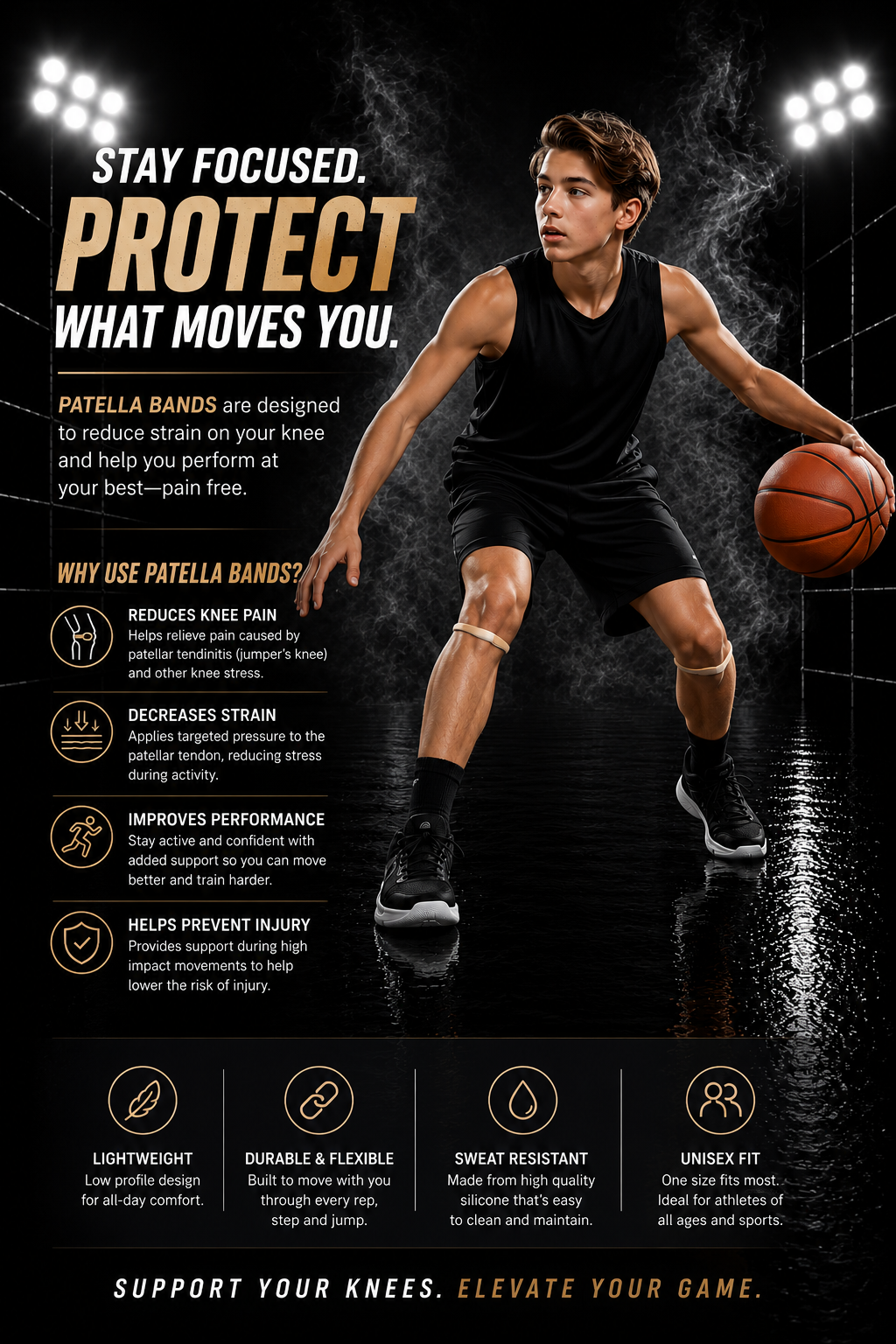 Mooja™ Performance Patella Knee Bands (2pcs)