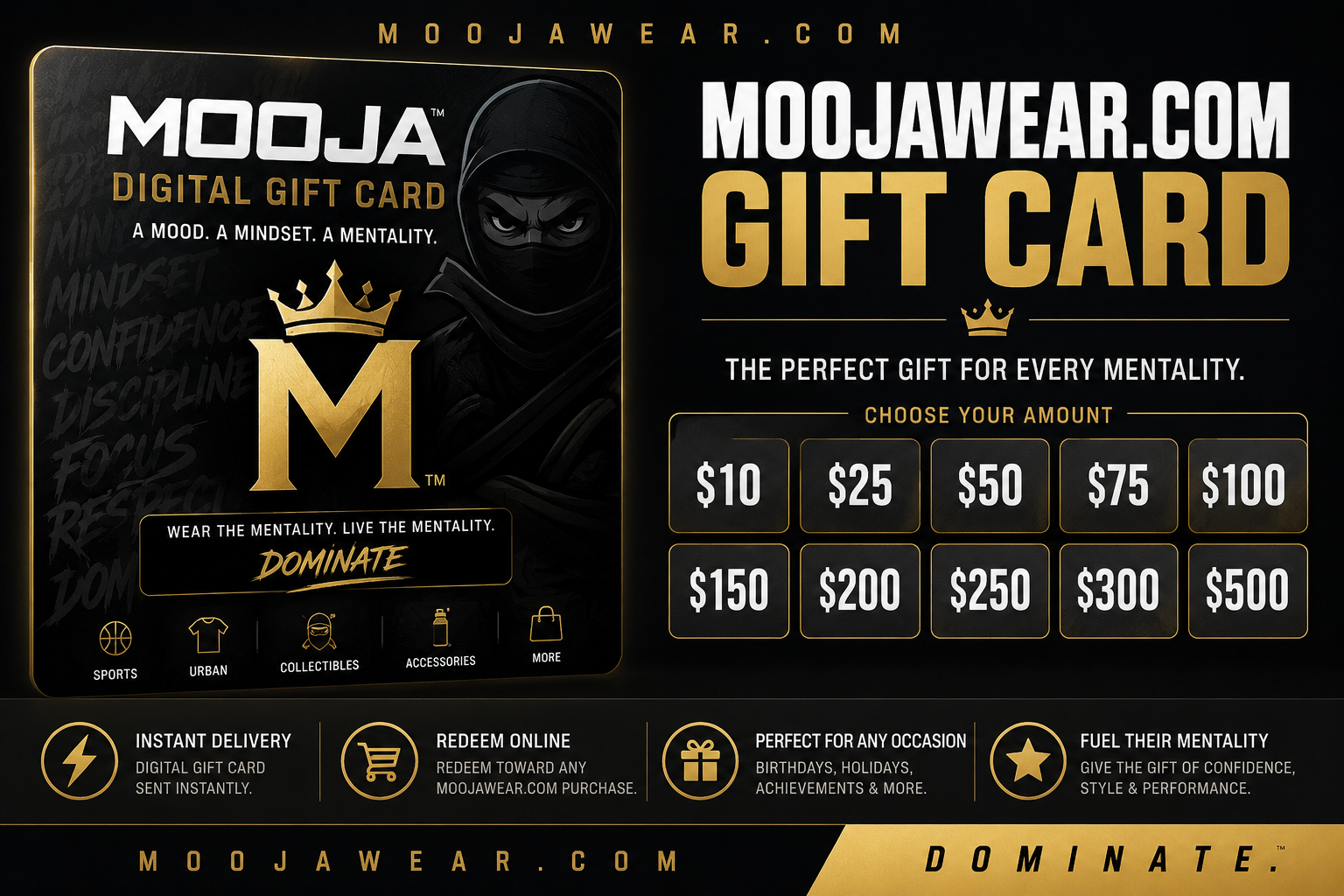 Moojawear.com Gift Card