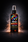 Mooja™ Magic Shoe Grip Spray – High-Performance Traction Cleaner & Rubber Conditioner.
